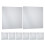 32Pcs Self Adhesive Acrylic Mirror Tiles for Wall Silver Decor 1