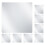 32Pcs Self Adhesive Acrylic Mirror Tiles for Wall Silver Decor 3