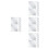 32Pcs Self Adhesive Acrylic Mirror Tiles for Wall Silver Decor 7