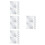 32Pcs Self Adhesive Acrylic Mirror Tiles for Wall Silver Decor 5