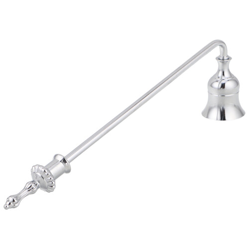 4Pcs Metal Candle Snuffer Long Handle Safe Wick Extinguisher Silver 1