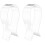 2St Duurzame Headsethouder Transparant, Headphone Stand Thuis 4