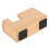 Draagbare Tape Snijder Bureaustickerhouder Bamboe ABS School 9