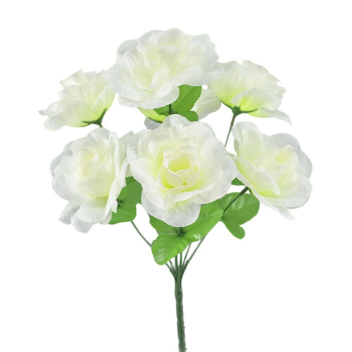 Buchet de trandafiri artificiali cu 7 tulpini, decorațiuni interioare