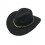 GROFRY Unisex Vintage Πλατύ Γείσο Ζεστό Καπέλο Western Cowboy Καπέλο Βρετανικού Στυλ Τζαζ Καπέλο 1