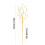 Crystal Pentagram Tree Topper Clear 19.7 in 3