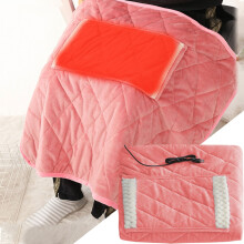 Portable Electric Heated Throw Over Blanket Large Warm Washable Fleece Winter Warming USB