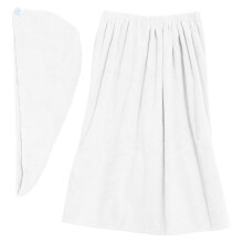 Peignoir de bain en microfibre de luxe pour femme, ajustable, à séchage rapide, doux et confortable pour la douche – 70 x 140 cm