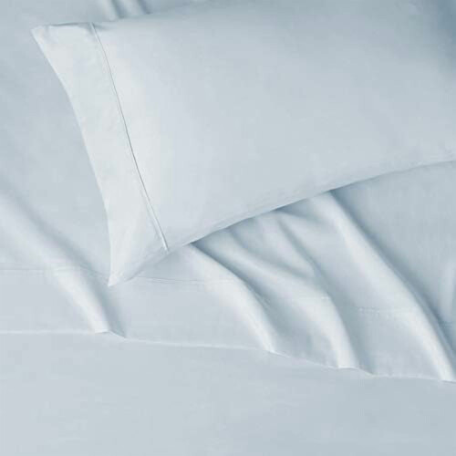 Ensemble de draps en microfibre pour lit Twin XL bleu clair 3 pièces 2