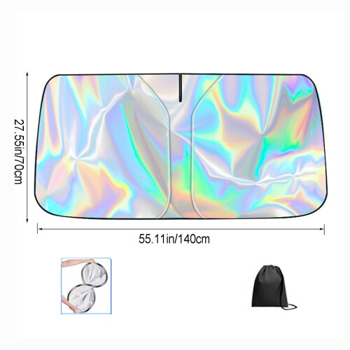 Car Sunshade Front Windshield Thermal Insulation Foldable 1
