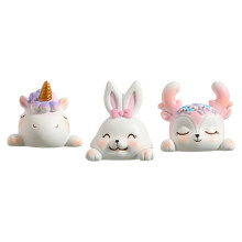 3 stuks bureau notitiehouder van hars met dierenfotoclip, decoratieve memoclip