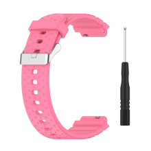 Bracelet de rechange en silicone à dégagement rapide, compatible avec la montre connectée sport X5Play. Outil inclus.