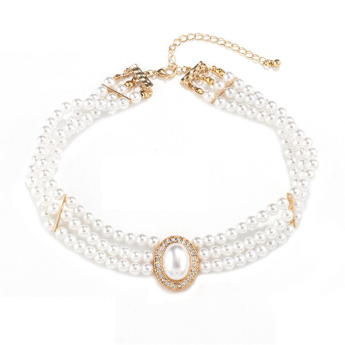Γυναικείο Τσόκερ Vintage Κομψό Λαμπερό Rhinestone Ένθετο Ρυθμιζόμενο Φόρεμα Δώρο 1