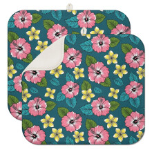 Tapis égouttoir de cuisine Pioneer Flower à motif floral, 1 paquet, tapis égouttoir en microfibre ultra absorbant, 40,6 x 45,7 cm