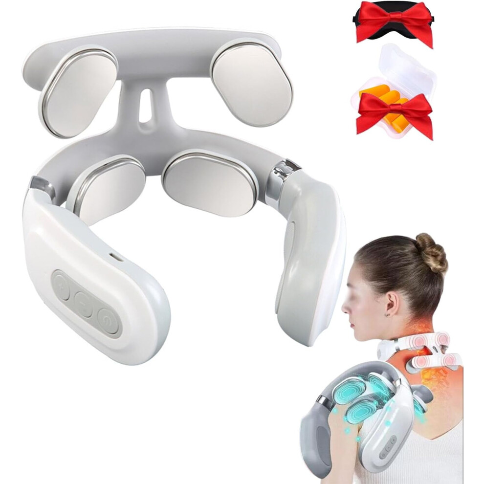 Neck Massager with Heat 6 Modes 14 Levels Cordless USB-C