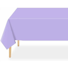 Lichtroze wegwerptafelkleden 54x108 inch (157x274 cm) 6-pack