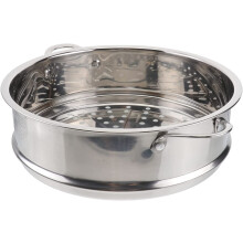 Olla vaporera de acero inoxidable DOITOOL, cesta vaporera para verduras, olla para salsas de cocina para dim sum, dumplings y bollos - 22 cm