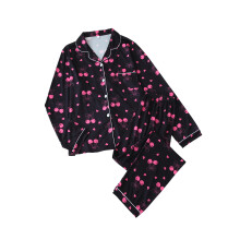(S, Black) Ensemble pyjama femme Vêtement d'intérieur.