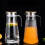 ACDANC Γυάλινη κανάτα με καπάκι 0,8L Ακρυλική κανάτα χυμού Κανάτα ποτών εστιατορίου 6