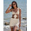 (XL, Apricot) Robe mini sans la plage. 6