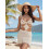 (M, Apricot) Robe mini sans la plage. 2