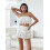 (S, White) Γυναικεία καλοκαιρινά ρούχα, φούστα Streetwear 5