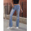 (L, Light Blue) Pantalones vaqueros de las estaciones. 4