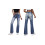 (M, Blue) Pantalones vaqueros de las estaciones. 2