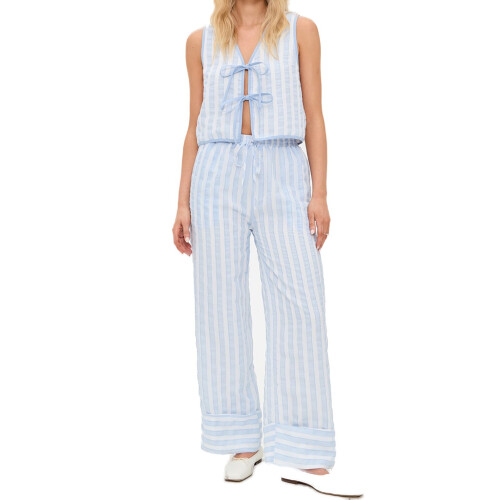 (L, Blue) Conjunto de 2 para verano.