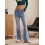 (L, Light Blue) Pantalones vaqueros de las estaciones. 5