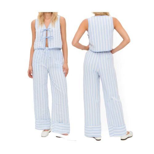 (L, Blue) Conjunto de 2 para verano. 1