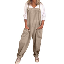 Damskie kombinezony plus size, luźne, swobodne, luźne, kombinezony, kombinezony malarskie dla kobiet plus size, dżinsowe, kombinezony
