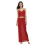 (L, Red) Completo da donna per feste. 1