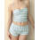 (L, Light  Blue) Ensemble pyjama 2 nuit doux. 2