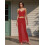 (L, Red) Completo da donna per feste. 6
