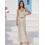 (L, Beige) Completo da donna per feste. 7
