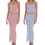 (L, Pink) Completo donna due e club. 5