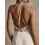 (L, White) Débardeur dos nu au dos. 8