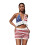 (S, Red) Conjuntos de mujer con shorts. 1