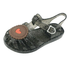 Sandali da bambina Selected in tessuto PVC con punta chiusa, scarpe da spiaggia, taglie 3.5M-10M, età consigliata: 4 anni