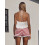 (S, Red) Conjuntos de mujer con shorts. 8