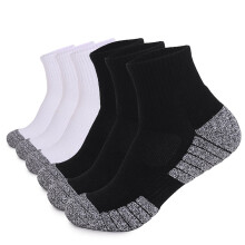 Dámské ponožky Crew Ponožky pro muže, balení 6 kusů, unisex, barevné bloky, prodyšné, odvádějící vlhkost, sportovní, běžecké,