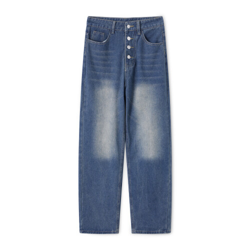 (M, Blue) Γυναικεία τζιν μόδας casual παντελόνια
