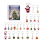 (B)2025 New Acrylic Pendant Christmas Countdown Blind Box 1