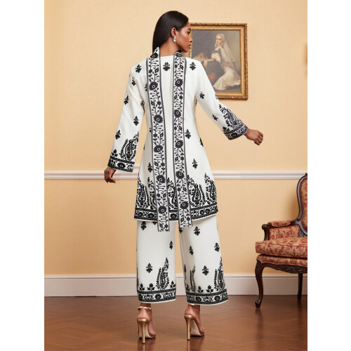 (S, Black) Γυναικεία δύο τεμαχίων παντελόνι Loungewear 1