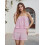 (M, Pink) Γυναικείο Σετ Σορτς Casual Σύνολα 6