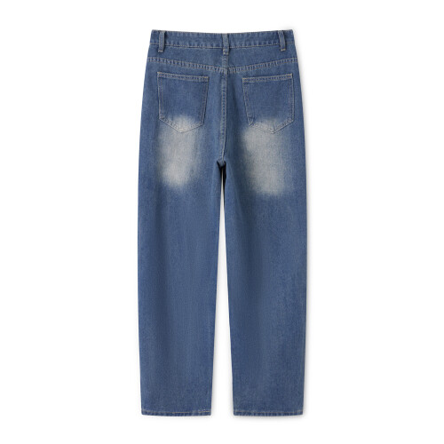 (M, Blue) Γυναικεία τζιν μόδας casual παντελόνια 1