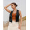 (L, Black) Vestă din piele îmbrăcăminte western 14