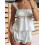 (M, White) Set pijamale pentru 2 piese 6
