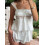 (M, White) Set pijamale pentru 2 piese 3